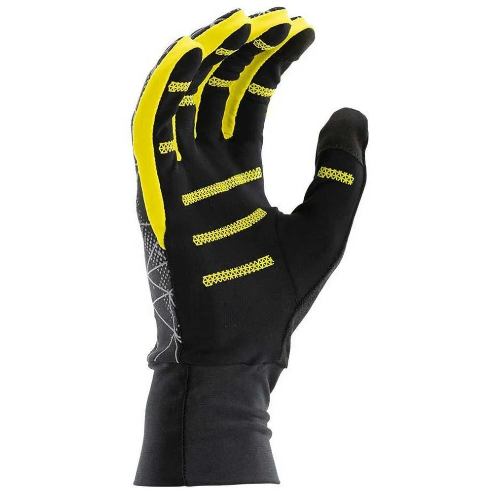 Nathan Hypernight Reflective Hansker, Black / vib. yellow Nathan Hypernight Reflective Hansker, Black / vib. yellow