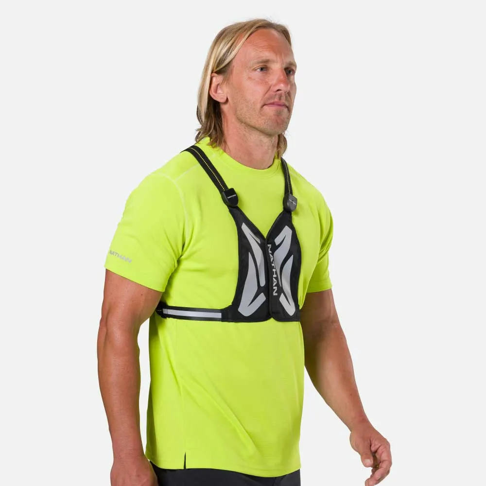 Nathan Laserlysnettvestlommelykt, Black / high vis yellow, One Size Nathan Laserlysnettvestlommelykt, Black / high vis yellow, One Size