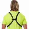 Nathan Laserlysnettvestlommelykt, Black / high vis yellow, One Size
