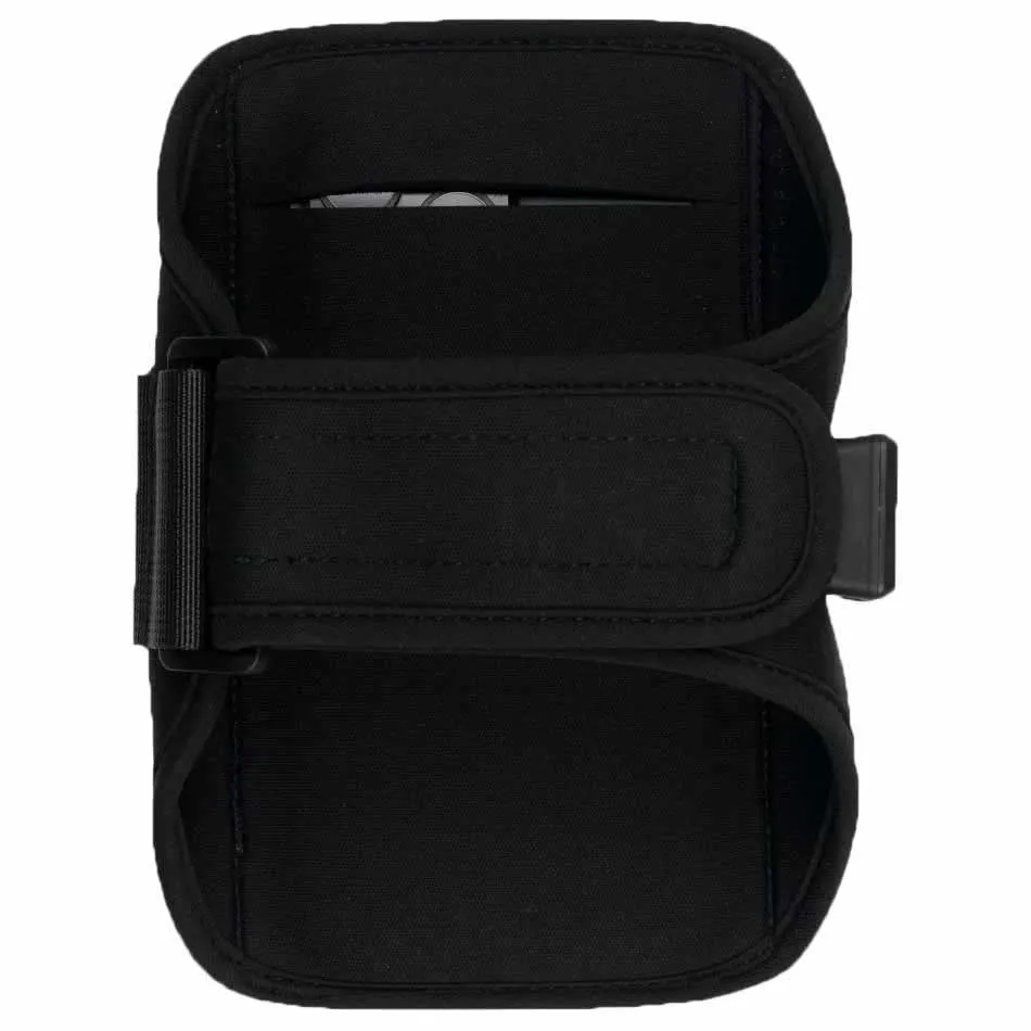 Nathan Telefonholder Med Lommelykt Til 5 Km Laserløp, Black / high vis yellow, One Size