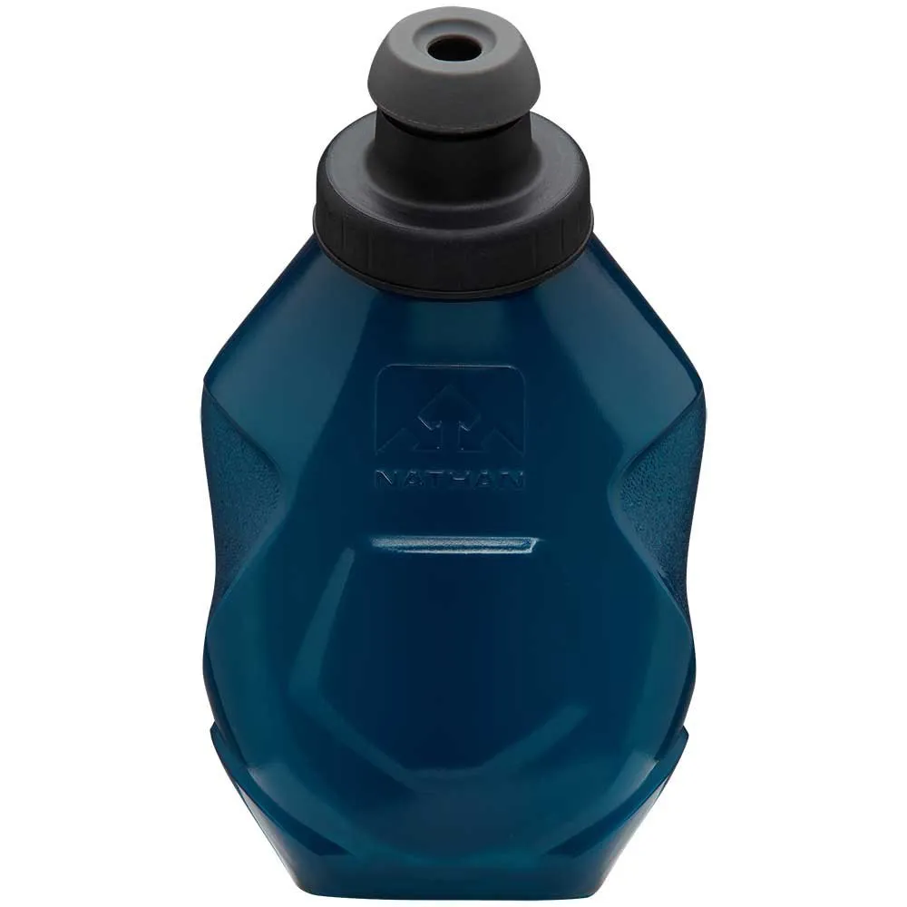 Nathan Trail-mix Plus 2 600ml Midjeveske, Black / reflective silver Nathan Trail-mix Plus 2 600ml Midjeveske, Black / reflective silver