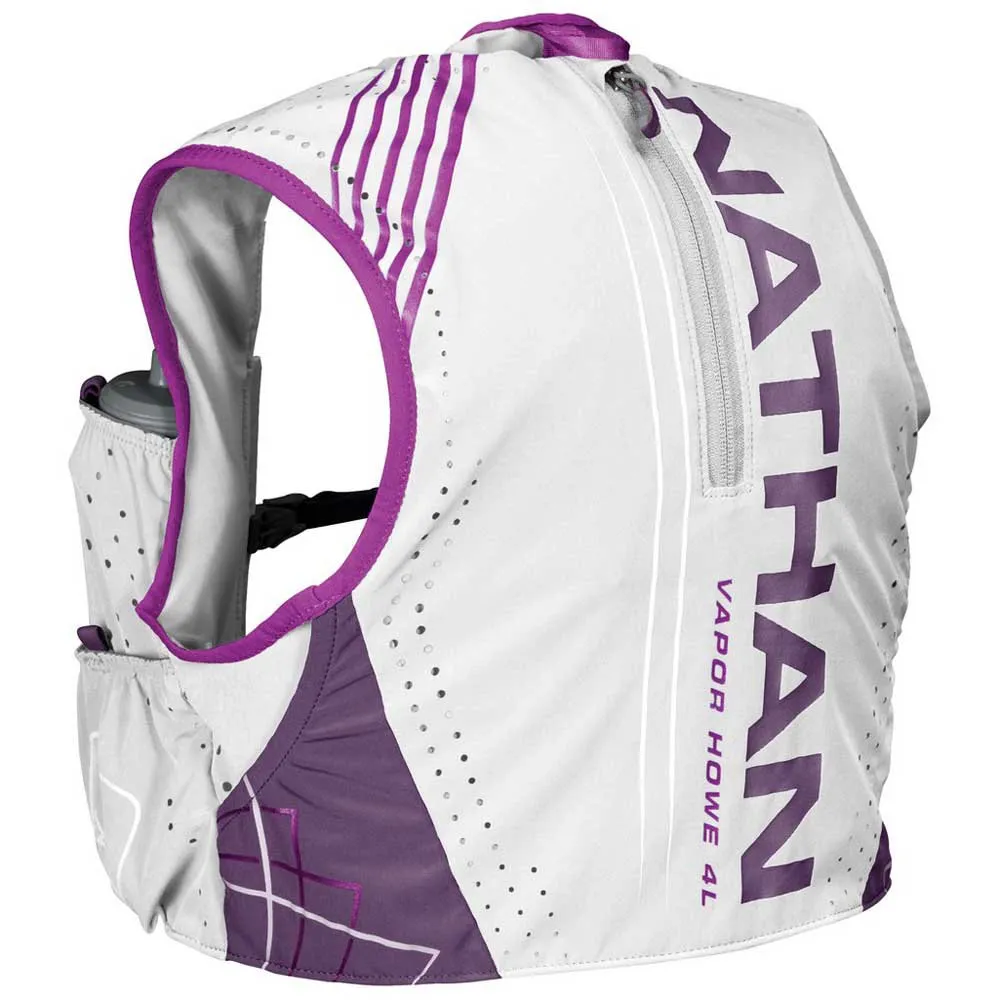 Nathan Vaporhowe 2 4l Hydreringsvest For Kvinner Refurbished, White / purple cactus / majesty, S Nathan Vaporhowe 2 4l Hydreringsvest For Kvinner Refurbished, White / purple cactus / majesty, S