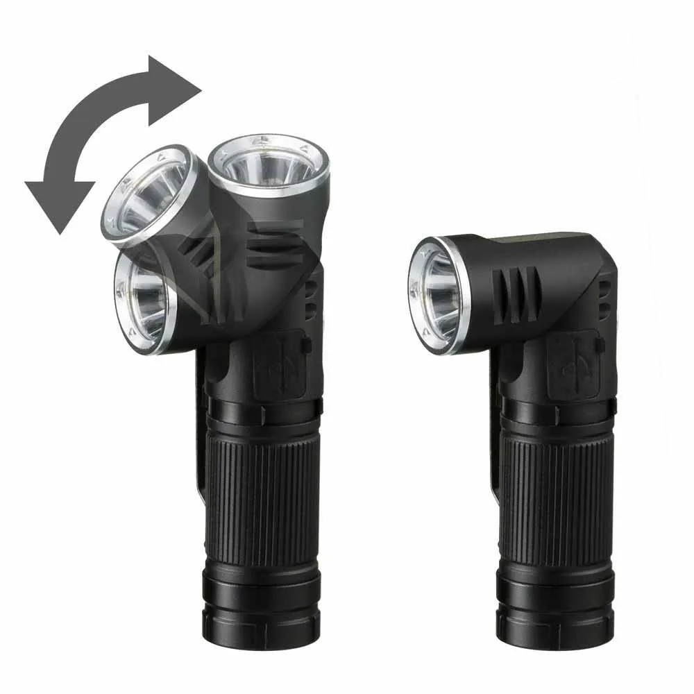 National Geographic 9082500 Oppladbar Led-lommelykt, Black, One Size National Geographic 9082500 Oppladbar Led-lommelykt, Black, One Size