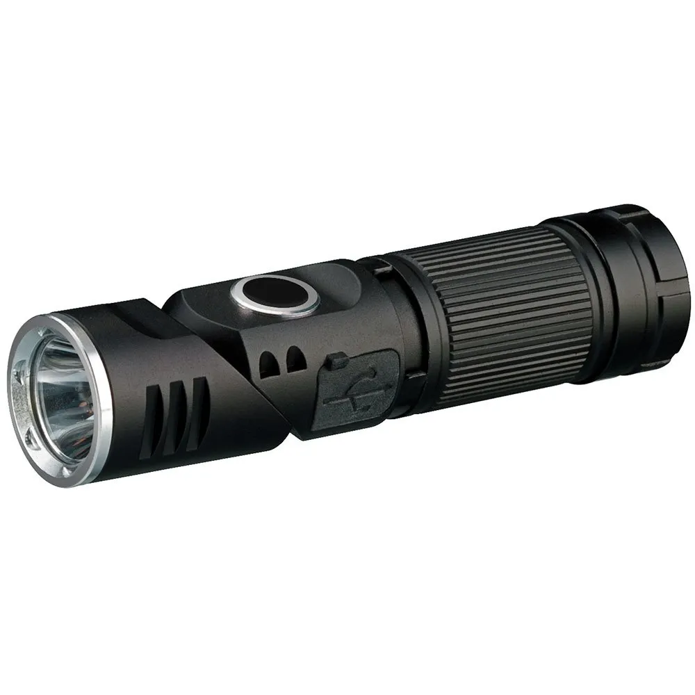 National Geographic 9082500 Oppladbar Led-lommelykt, Black, One Size National Geographic 9082500 Oppladbar Led-lommelykt, Black, One Size