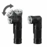 National Geographic 9082500 Oppladbar Led-lommelykt, Black, One Size