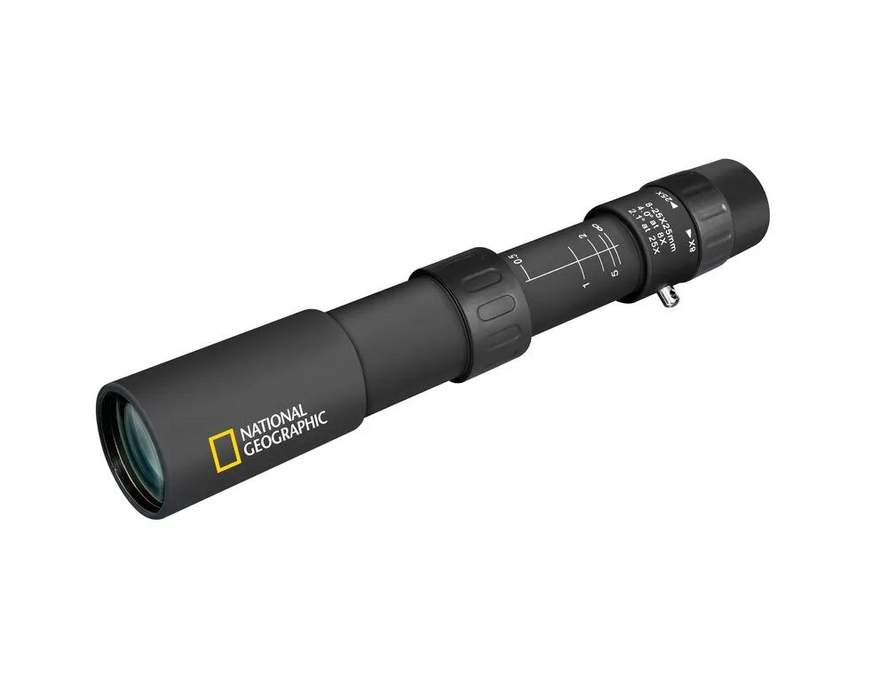 National Geographic Zoom 8-25x25 Monokulær, Black, One Size National Geographic Zoom 8-25x25 Monokulær, Black, One Size