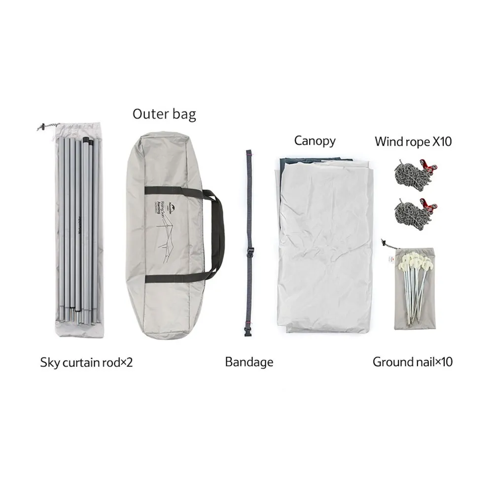 Naturehike Aneto Presenning, Grey blue, M Naturehike Aneto Presenning, Grey blue, M