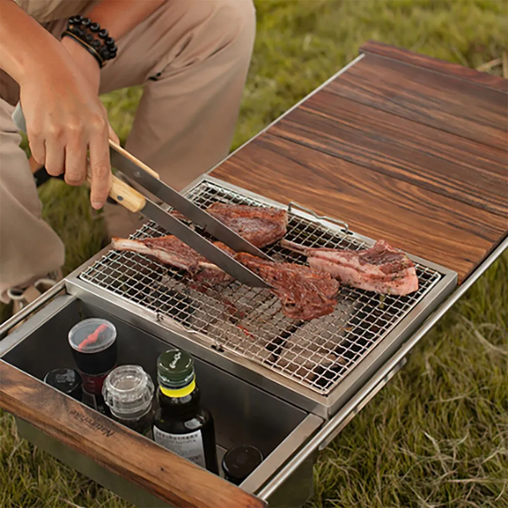 Naturehike Caines Grilldelersett, Brown, One Size Naturehike Caines Grilldelersett, Brown, One Size