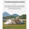Naturehike Ruen 6p Telt, Quicksand gold, 6 Steder