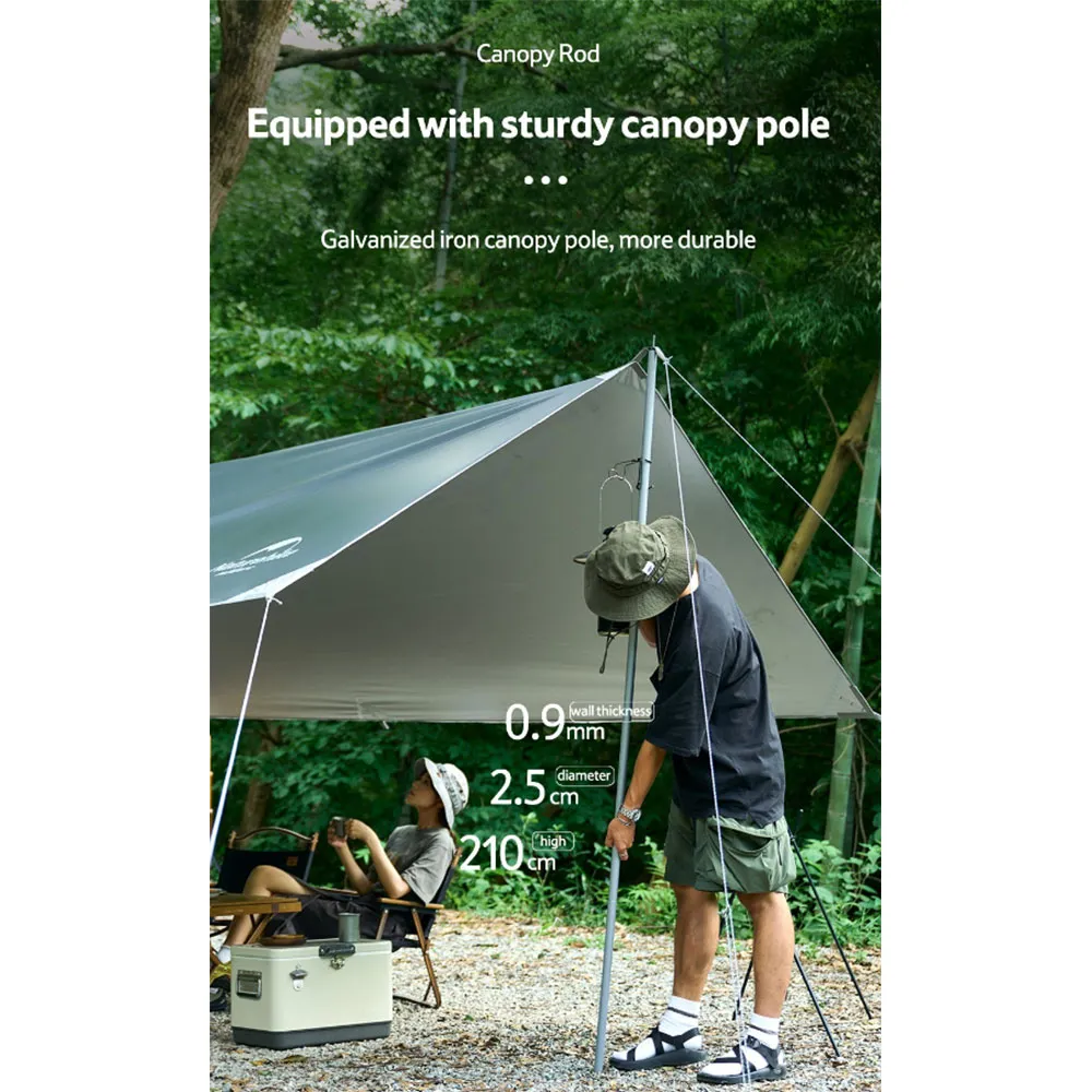 Naturehike Semeru Small Square Telt, Vinyl coated silver, One Size Naturehike Semeru Small Square Telt, Vinyl coated silver, One Size