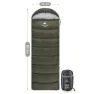 Naturehike Sovepose, Green / green / green, Right Zipper