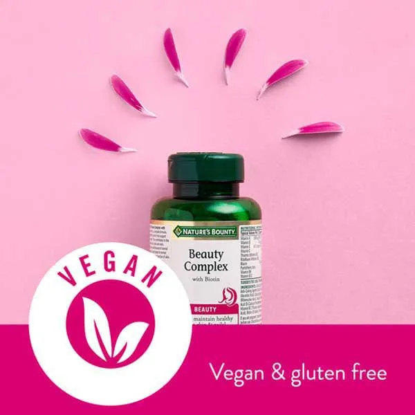 Nature's Bounty Beauty Complex + Biotin Kapsler Nøytral Smak 60 Enheter, One size