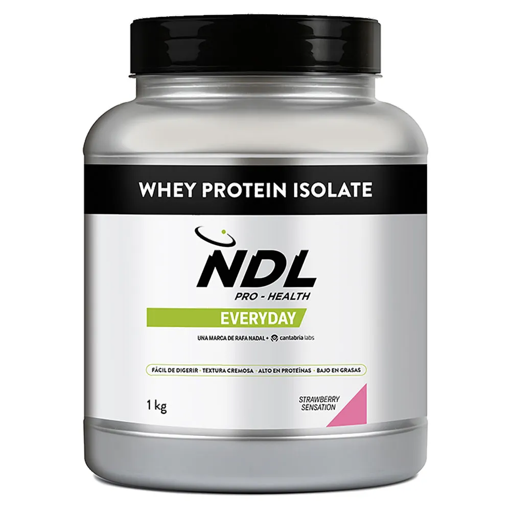 Ndl Pro Health Isolate Protein Powder Myseprotein Jordbær 1kg, One size Ndl Pro Health Isolate Protein Powder Myseprotein Jordbær 1kg, One size