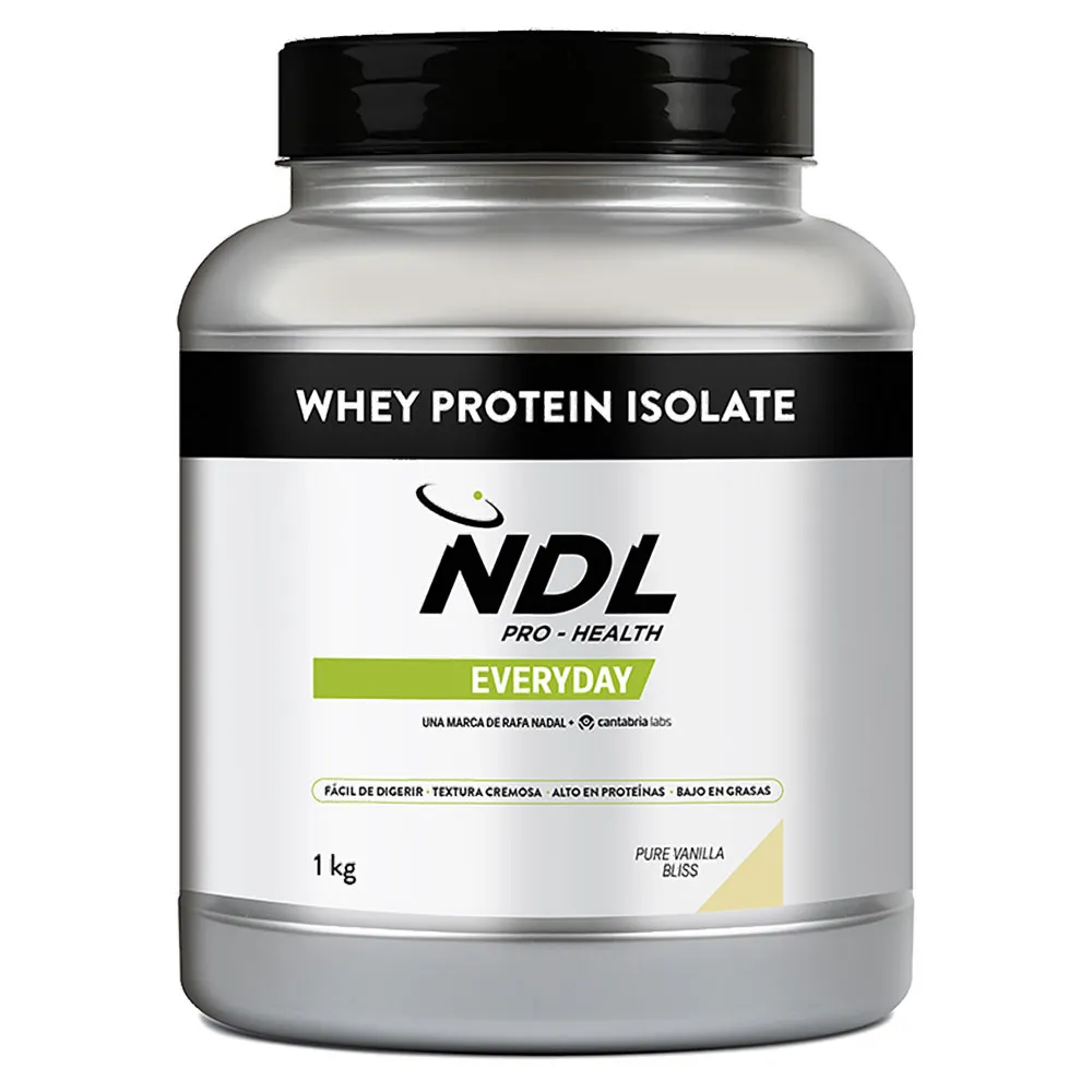 Ndl Pro Health Isolate Protein Powder Myseprotein Vanilje 1kg, One size Ndl Pro Health Isolate Protein Powder Myseprotein Vanilje 1kg, One size