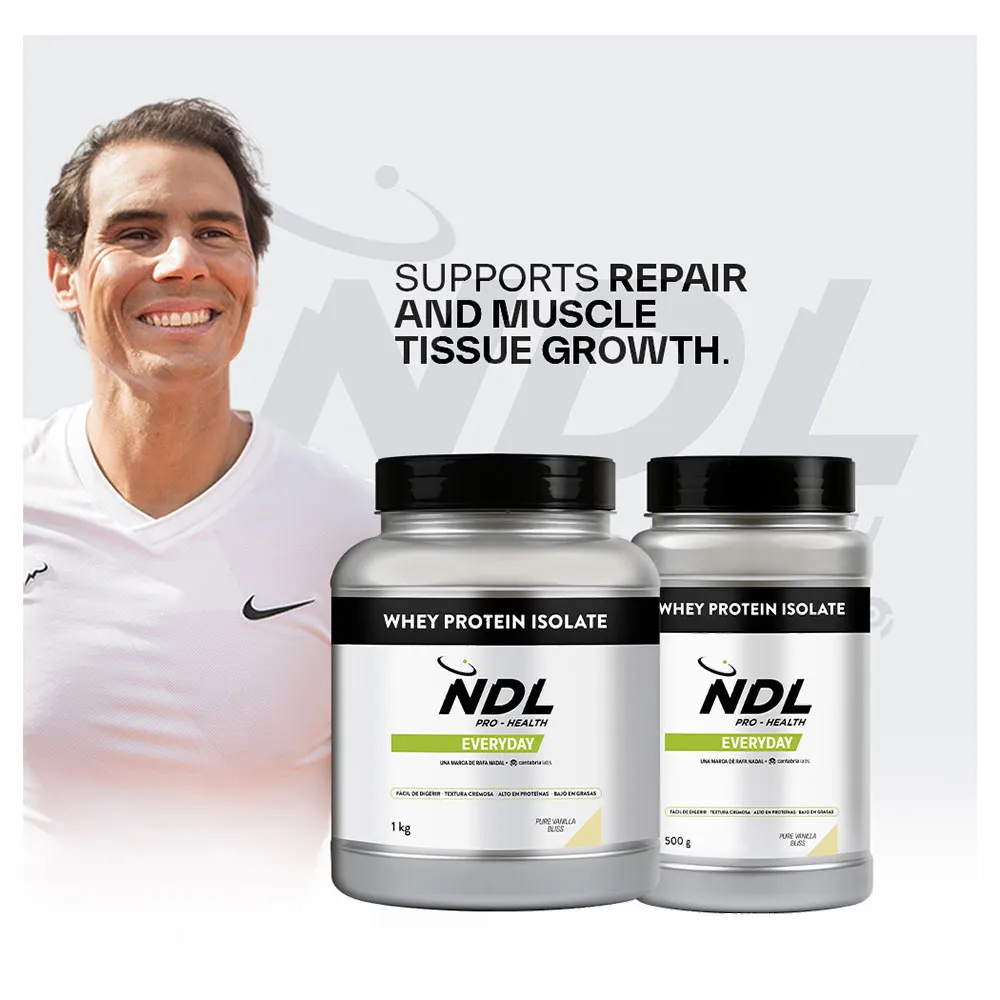 Ndl Pro Health Isolate Protein Powder Myseprotein Vanilje 1kg, One size Ndl Pro Health Isolate Protein Powder Myseprotein Vanilje 1kg, One size