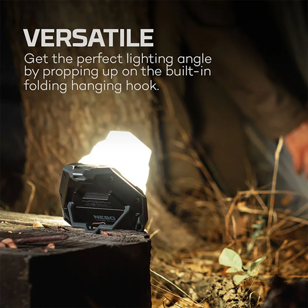 Nebo Tools Galileo Air Foldable Rechargeable 1000 Lampe, Grey, 1000 Lysstyrker Nebo Tools Galileo Air Foldable Rechargeable 1000 Lampe, Grey, 1000 Lysstyrker
