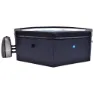 Netspa Octopus 193x73 Cm Varm Oppblåsbar Badebalje Med Utvendige Paneler unisex, Dark, 1000L