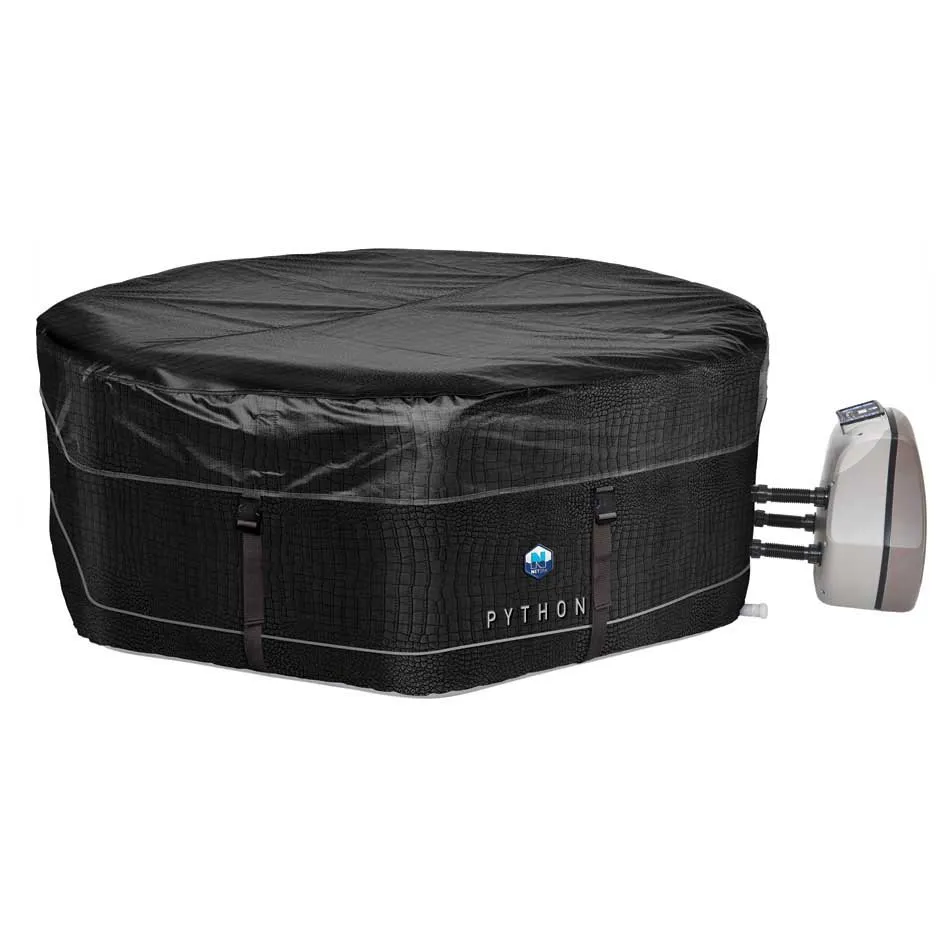 Netspa Python 188x70 Cm Oppblåsbart Boblebad unisex, Dark, 710L