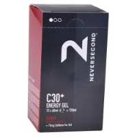 Neversecond C30+ Boks Med Energigeler Bær 60ml 12 Enheter Neversecond C30+ Boks Med Energigeler Bær 60ml 12 Enheter