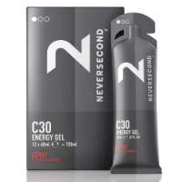 Neversecond C30 Boks Med Energigeler Bær 60ml 12 Enheter