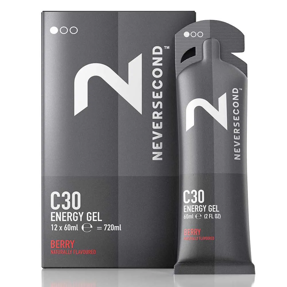 Neversecond C30 Fruit Boks Med Energigeler Punsj 60ml 12 Enheter