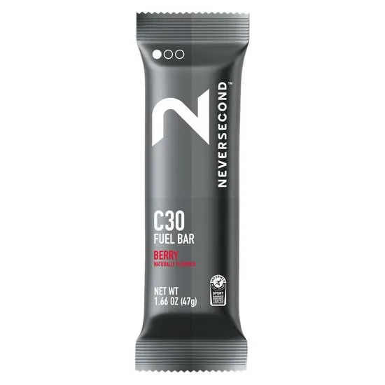 Neversecond C30 Fuel Energibar Boks Bær 45g 12 Enheter