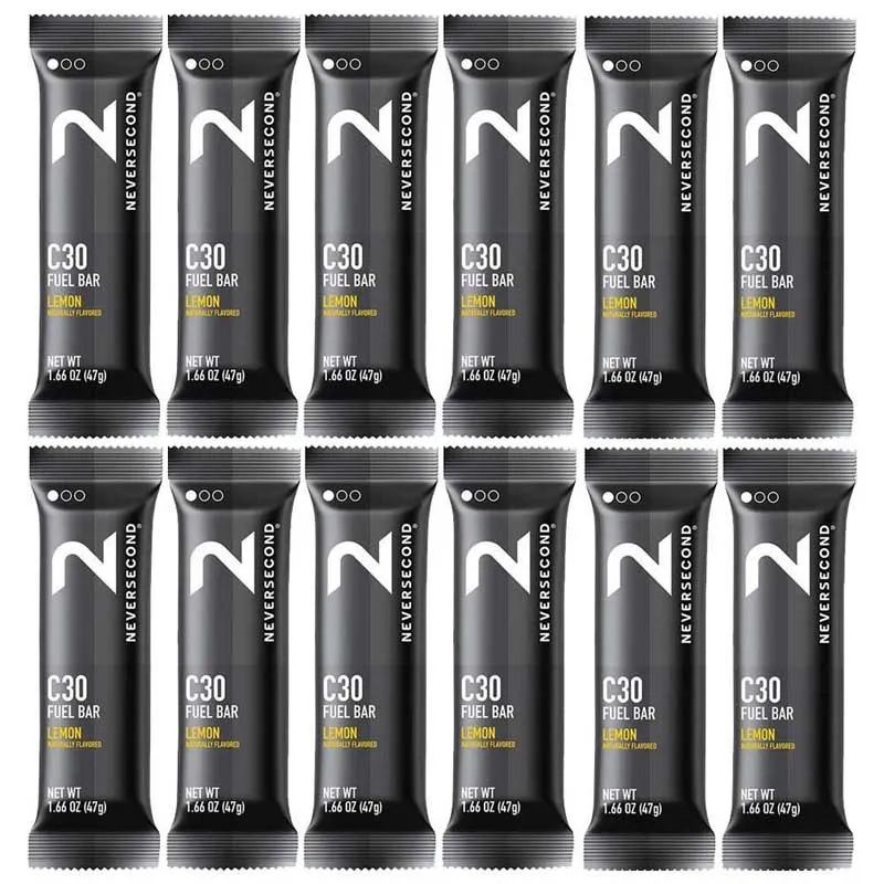 Neversecond C30 Fuel Energibar Boks Sitron 45g 12 Enheter, Multicolor, One Size Neversecond C30 Fuel Energibar Boks Sitron 45g 12 Enheter, Multicolor, One Size
