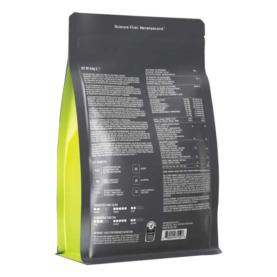 Neversecond C30 Isotonisk Pulverdrikk Sitrus 640g
