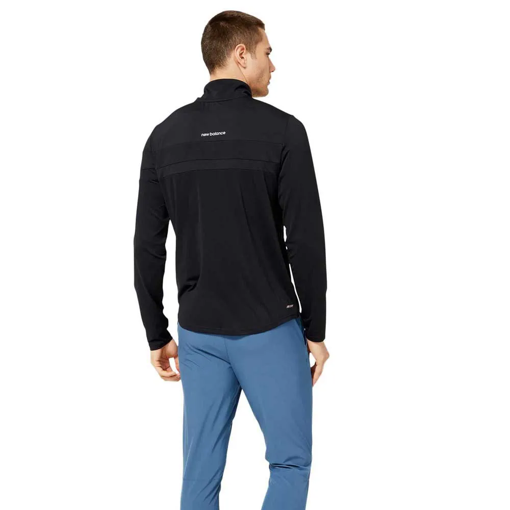 New Balance Accelerate Genser Med Hel Glidelås male, Black New Balance Accelerate Genser Med Hel Glidelås male, Black