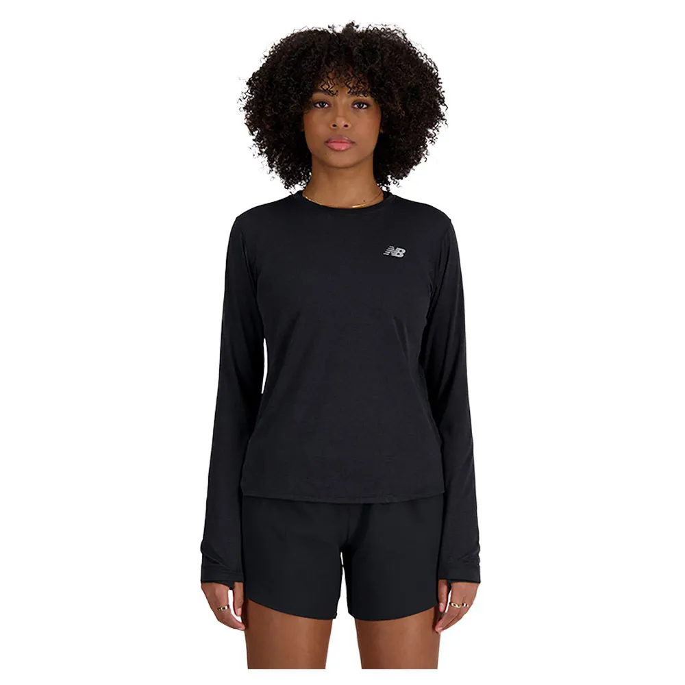 New Balance Athletics Langarmet T-skjorte female