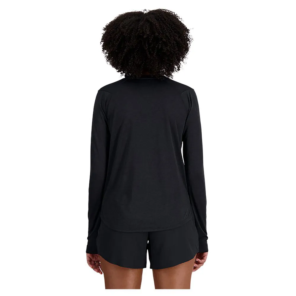New Balance Athletics Langarmet T-skjorte female