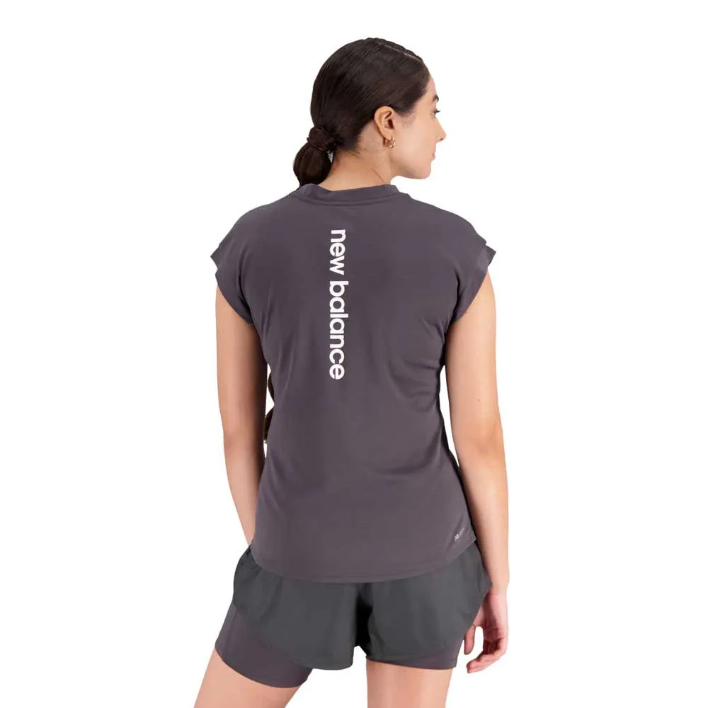 New Balance Impact At N-vent Kortarmet T-skjorte female New Balance Impact At N-vent Kortarmet T-skjorte female