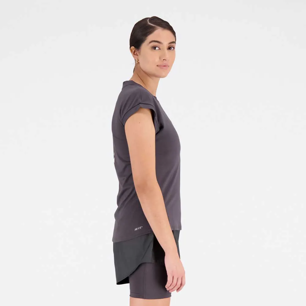 New Balance Impact At N-vent Kortarmet T-skjorte female New Balance Impact At N-vent Kortarmet T-skjorte female