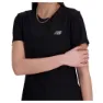 New Balance Jacquard Slim Kortarmet T-skjorte female