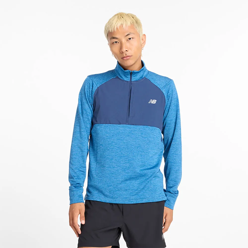 New Balance Men's Athletics Heat Grid 1/2 Zip New Balance Men's Athletics Heat Grid 1/2 Zip