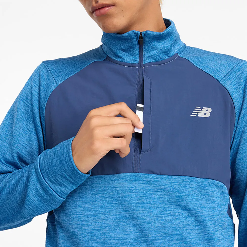 New Balance Men's Athletics Heat Grid 1/2 Zip New Balance Men's Athletics Heat Grid 1/2 Zip