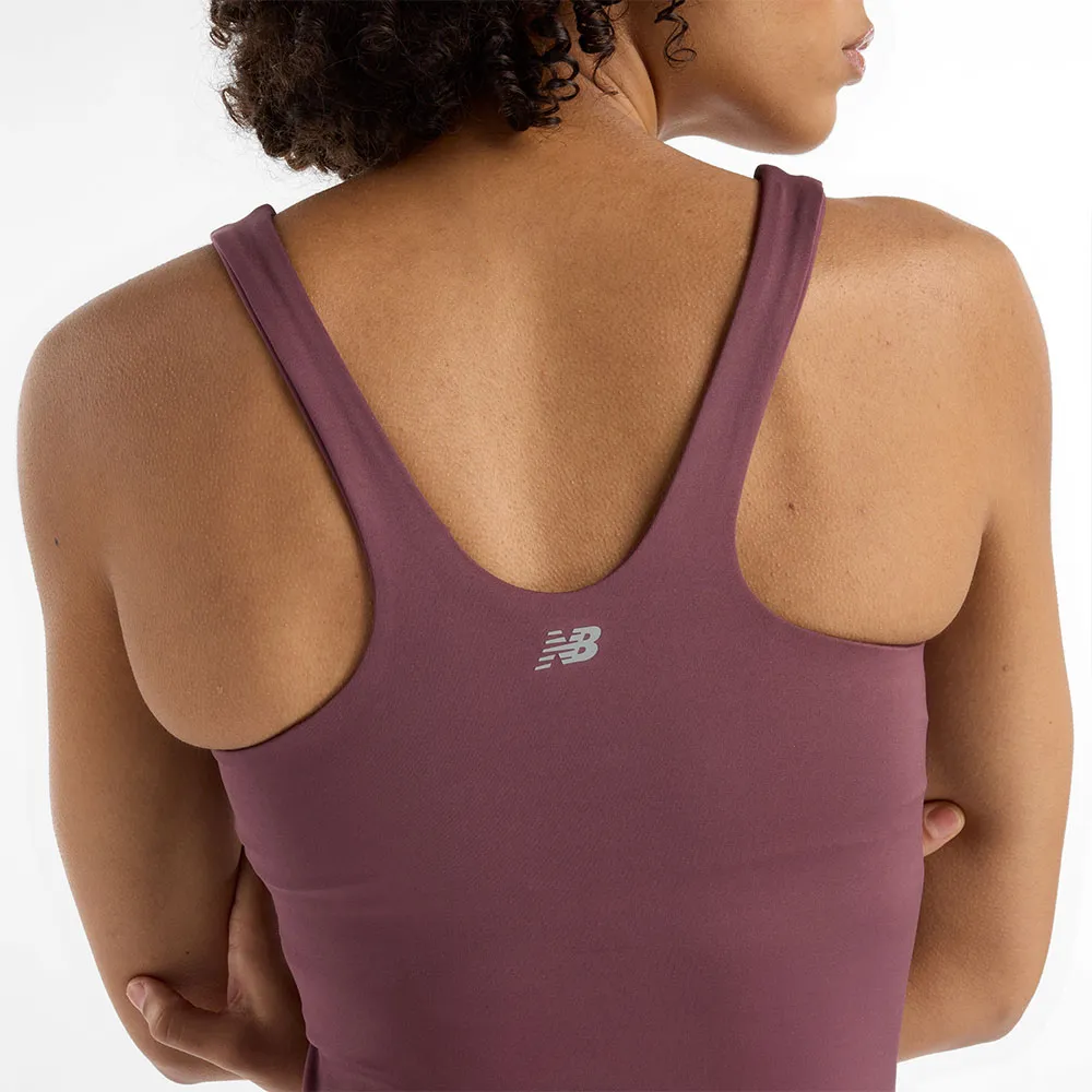 New Balance Nb Define Fitted Tank Ermeløs T-skjorte female New Balance Nb Define Fitted Tank Ermeløs T-skjorte female