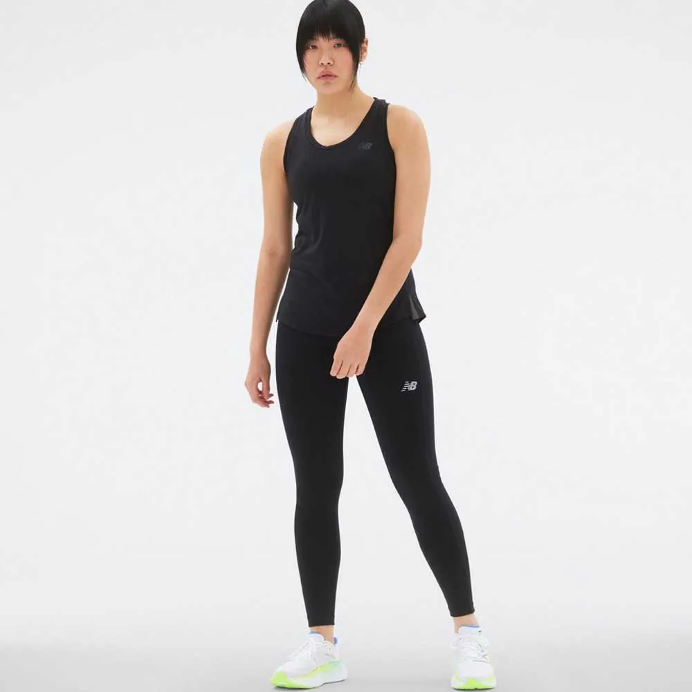 New Balance Q Speed Jacquard Ermeløs T-skjorte female, Black New Balance Q Speed Jacquard Ermeløs T-skjorte female, Black