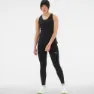 New Balance Q Speed Jacquard Ermeløs T-skjorte female, Black