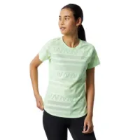 New Balance Q Speed Jacquard Kortarmet T-skjorte female