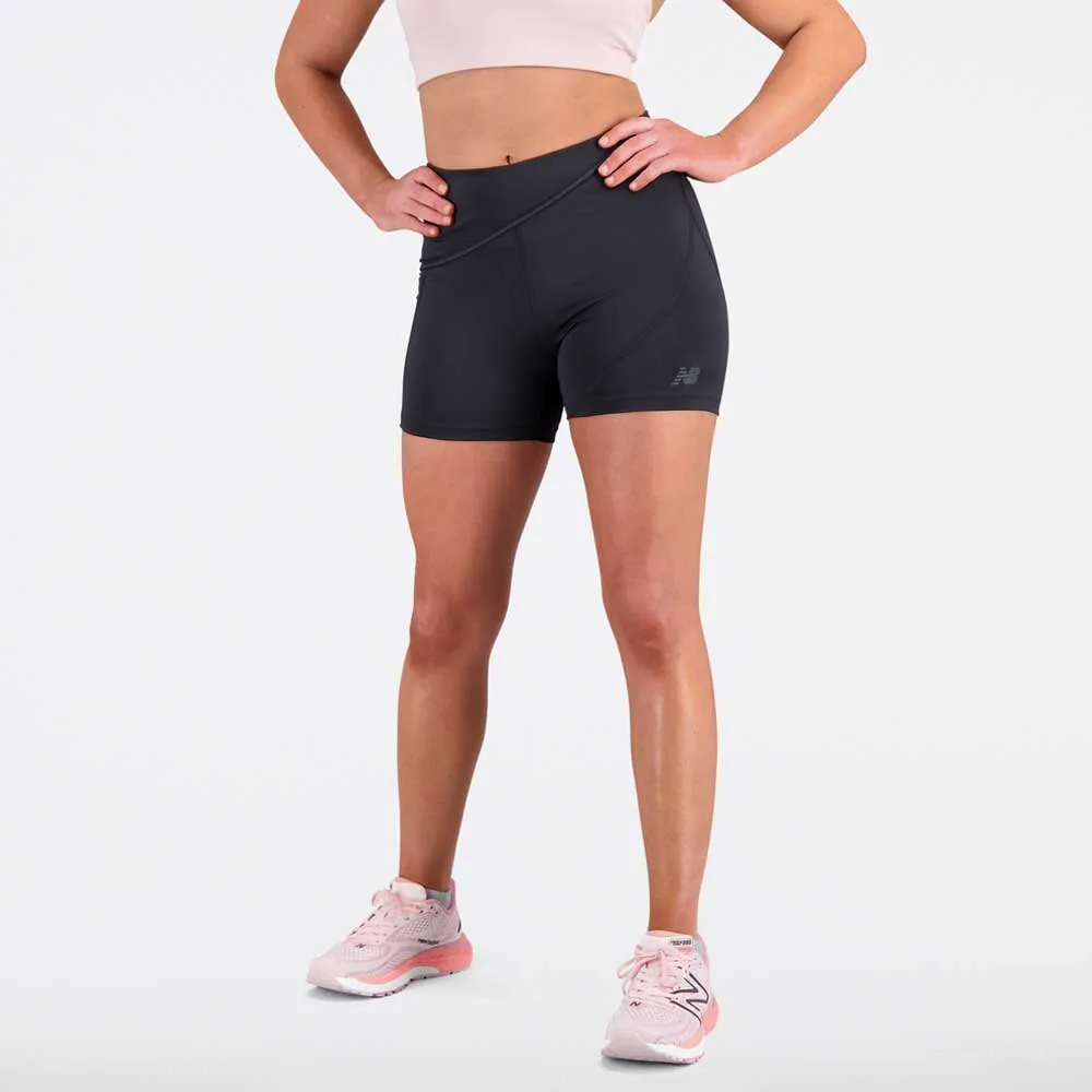 New Balance Q Speed Shape Shield 4´´ Fitted Shorts female
