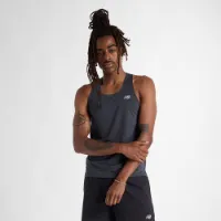New Balance Race Day Ermeløs T-skjorte male New Balance Race Day Ermeløs T-skjorte male