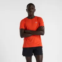 New Balance Race Day Kortarmet T-skjorte male