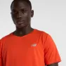 New Balance Race Day Kortarmet T-skjorte male