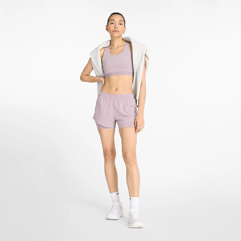 New Balance Rc 2-in-1 3´´ Shorts female, Ice wine