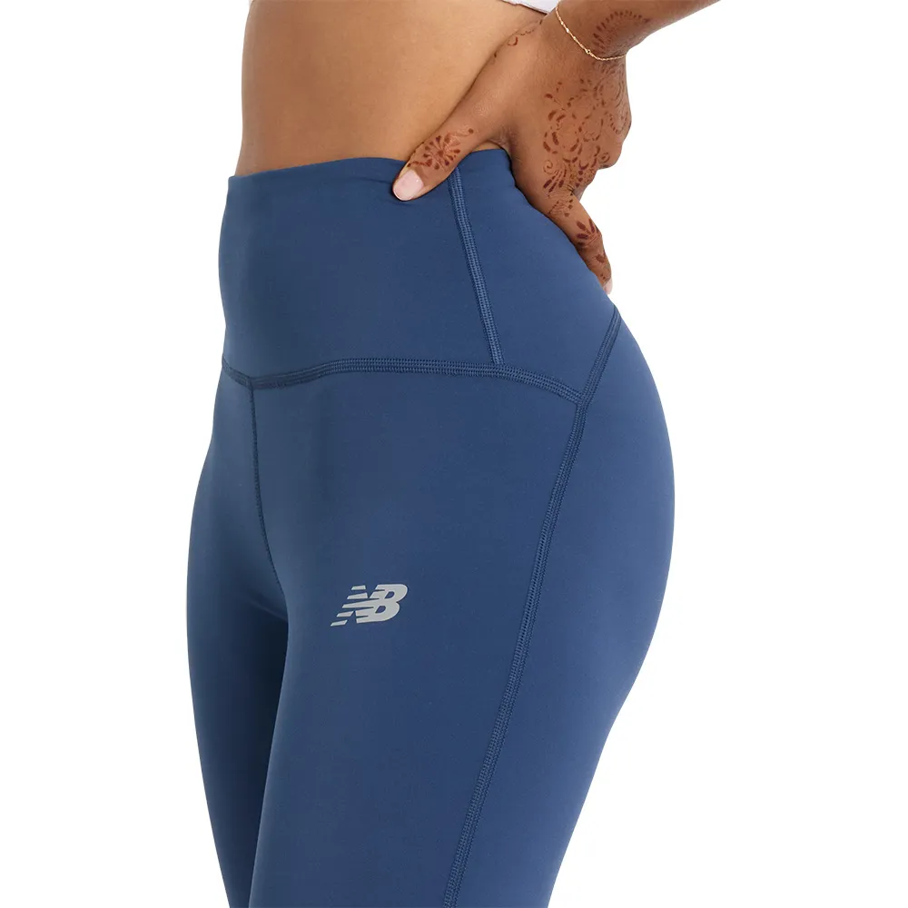 New Balance Rc 27´´ Leggings female, Navy