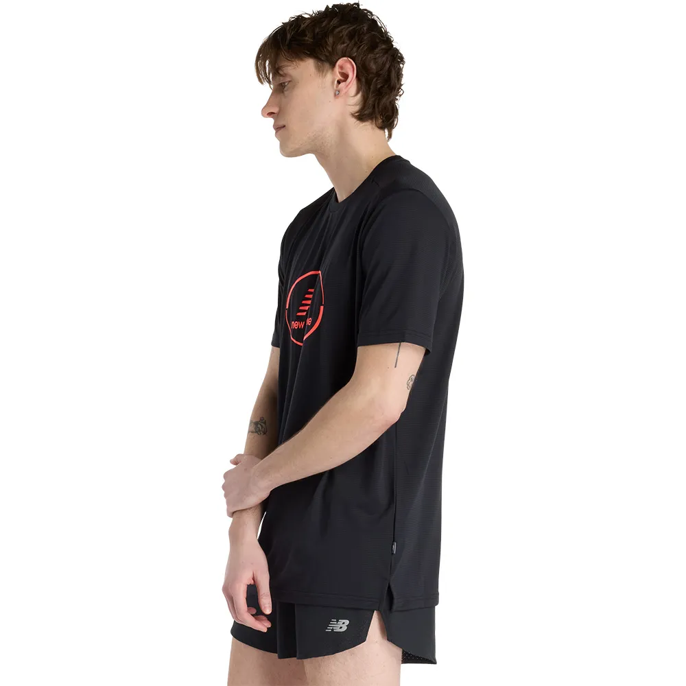 New Balance Se Gr Run Kortarmet T-skjorte male