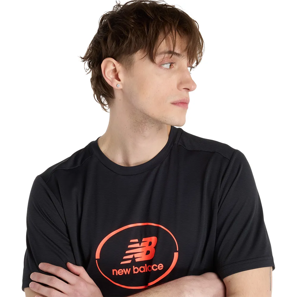 New Balance Se Gr Run Kortarmet T-skjorte male
