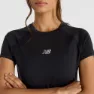 New Balance Seasonal Jacquard Kortarmet T-skjorte female