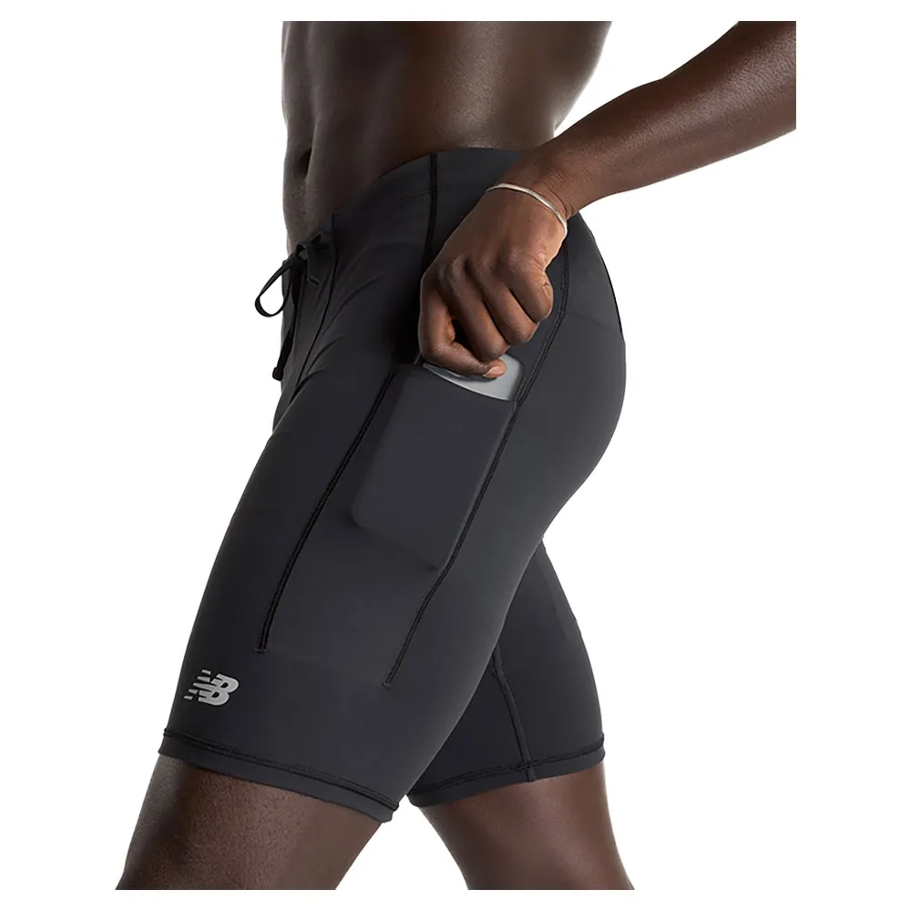 New Balance Sleek Pocket 9´´ Korte Leggings male